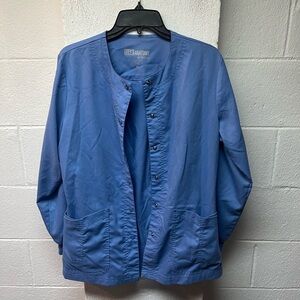 Barco Uniforms Women’s Scrub Blue Lightweight Jacket